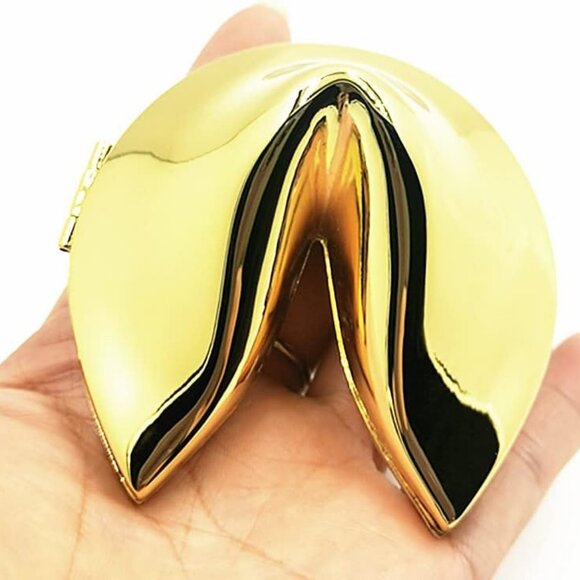 Metal Fortune Cookie Box With Message Slip Inside for Gifts(Ask for color) - Picture 8 of 14